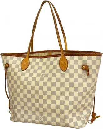 Louis Vuitton White Tote Bag (Pre-Owned)