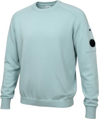 C.P. Company Pullover Katoen-Kreupel - Heren - Sweatshirts - Blauw - S - Katoen - Hoodies & sweatvesten