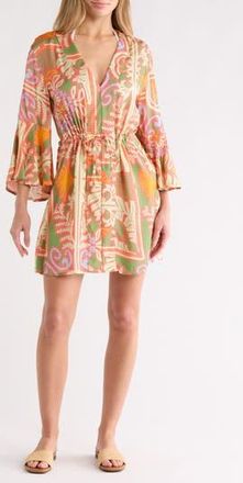 Maaji Enjoyable Cover-Up Caftan in Orange at Nordstrom Rack, Size Large