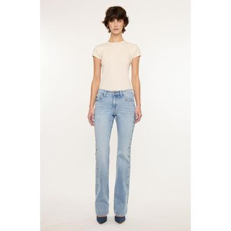 Kancan Linda Mid Rise Bootcut Jeans in Medium Light at Nordstrom, Size 30