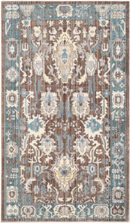 Safavieh Alfombra poli&eacute;ster marrone 122 x 183 cm