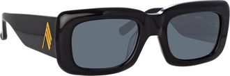 The Attico Authentieke Marfa Bril - Premium Kwaliteit - unisex - Zonnebrillen - Zwart - 52 MM - Accessoires