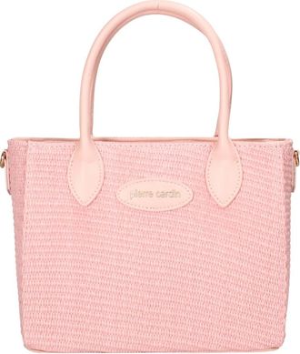 Pierre Cardin Rechthoekige Tote Bag met Handvatten - Dames - Shoppers - Roze - ONE Size - Nylon - Tassen