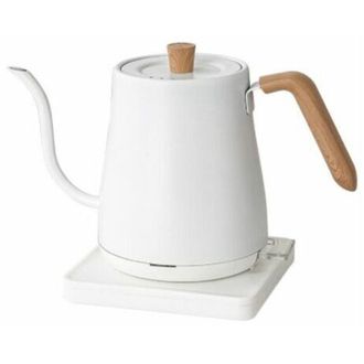 OEM Hervidor El&eacute;ctrico, Hervidor De Caf&eacute; Y T&eacute; De 800 Ml Y 1200 W, Acero Inoxidable, Acabado En Imitaci&oacute;n Madera Blanca