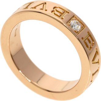 Bulgari Pink Gold Pink Gold (18K) Band Ring (Pre-Owned)