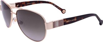 Carolina Herrera HER 0135/S 0000 9O Rose Gold/Dark Grey Gradient