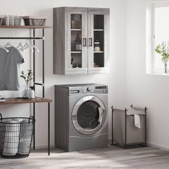 Berkfield Home Wall Mounted Cabinet Grey Sonoma 69.5x34x90 cm