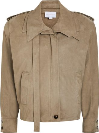 Stella McCartney Stella Mccartney Double-layer Suede Jacket - Brown - 42 (UK10 / S)