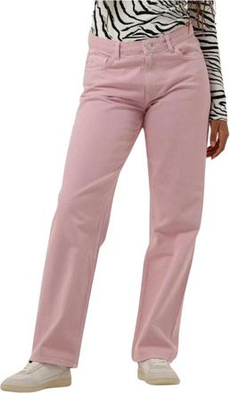 Envii Lichtroze Straight Leg Jeans - Dames - Regular Fit Jeans - Roze - XS - Jeans