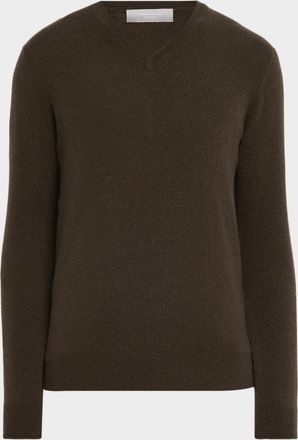 Neiman Marcus Men & apos;s Cashmere V-Neck Sweater