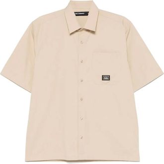 Karl Lagerfeld Camicia in cotone - Toni neutri