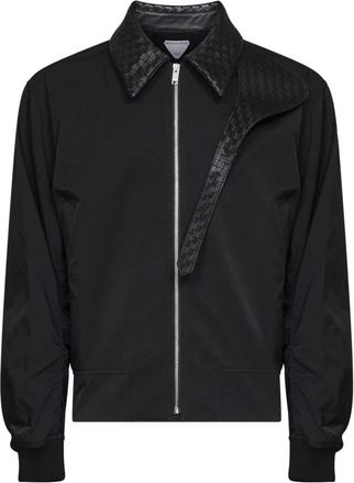 Bottega Veneta Bomberjack - Heren - Bomber jackets - Zwart - XL - Katoen - Jassen