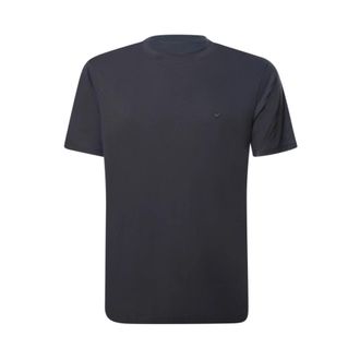 Emporio Armani T-shirts en Polos Blauw - Heren - T-shirts - Blauw - XL - Katoen - Tops