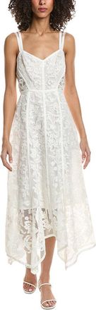 Marchesa Lace Midi Dress