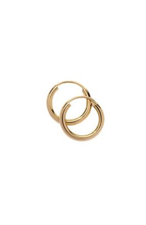 Made by Mary 14k Mini Live In Hoop Earrings in 14K Solid Gold at Nordstrom