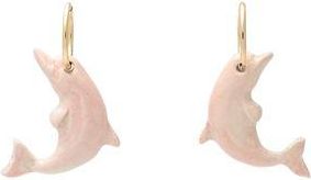 Levens Jewels DOLPHINE HOOPS PINK