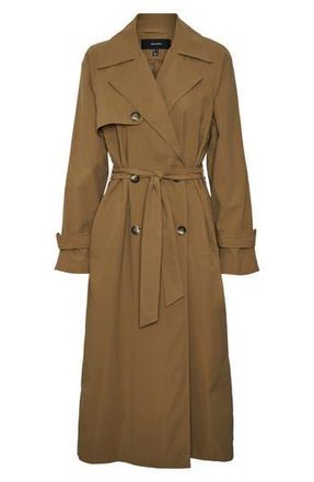 Vero Moda Tessa Trench Coat in Kangaroo at Nordstrom Rack, Size X-Small