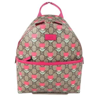 Gucci Pre-owned Vintage GG Supreme Rugzak - unisex - Vintage Rugzakken - Veelkleurig - ONE Size - Vintage