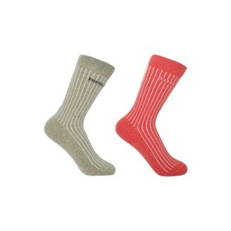 Peper Harow Recycled Ribbed Womens Bundle - Beige & Coral