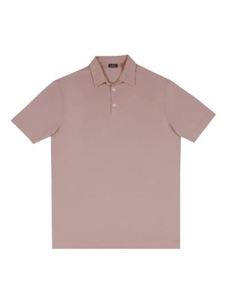 Slowear cotton polo shirt - men - Virgin Wool/Polyamide - 52 - Pink