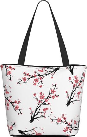 AOOEDM Cherry Blossoms Flowers Ladies Shopping Bag 13x11x7in.The Perfect ValentineS Day Gift.It Is The Best ValentineS Day Gift For Mom, Daughter, Wife,Etc