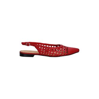 Billi Bi A9571 Ballerina - Dames - Schoenen - Rood - Maat: 39 EU Leer
