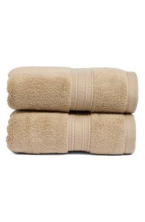 Nordstrom Rack Zero Twist 2-Pack Cotton Hand Towels in Tan Thread at Nordstrom Rack, Size 2 Piece Set (Hand Towels)