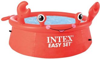 Intex Piscina Inflable Happy Crab Easy Set 183x51 Cm Intex