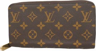Louis Vuitton Brown Fuchsia Long Wallet (Bi-Fold) (Pre-Owned)