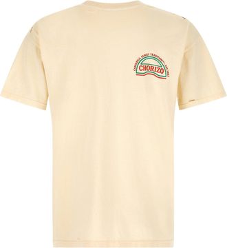 Willy Chavarria Logo-Embroidered T-Shirt - Cream