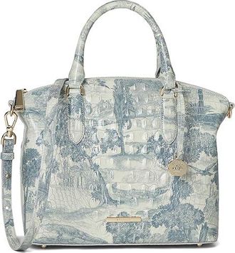 Brahmin Duxbury Satchel Satchel Womens Handbags Mindful Garden, Leather
