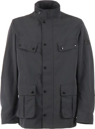 Barbour Light Jackets, male, Black, Size: XL Modern Duke Showerproof Jacket