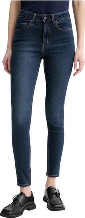 Levi's 721 High Rise Skinny - Dames - Skinny Jeans - Blauw - W28 L28 - Katoen - Jeans