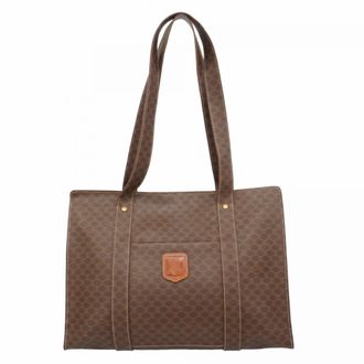 Celine Brown Pvc Tote Bag (Pre-Owned)