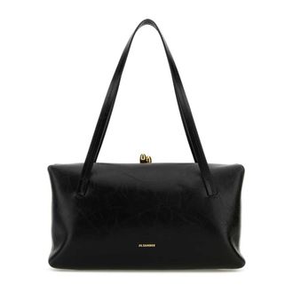 Jil Sander Dames, Tassen, Zwart, Maat: ONE Size Leer