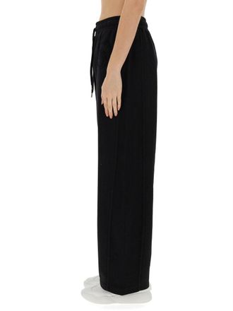 Stella McCartney 100% Cotton Jogging Pants - Black