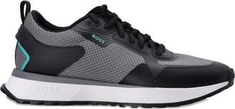 BOSS mesh-panel sneakers - men - Polyurethane/Polyester/Polyvinyl Acetate (PVA)/Rubber/Polyester - 44 - Black