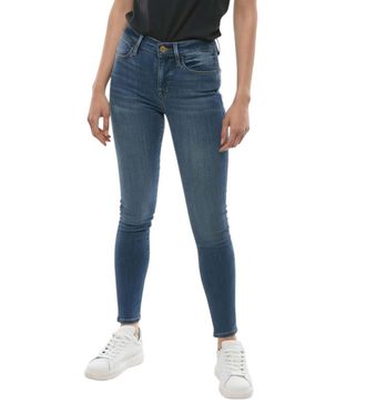 Frame Denim Blue Skinny High Rise Jeans