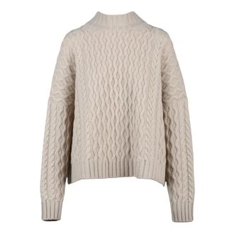 Max Mara Dames, Truien, Beige, Maat: M Wol
