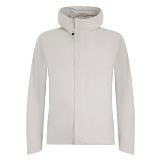 Herno Light Jackets, male, Gray, Size: 4XL Elegant Technical Jacket with Zip Closure