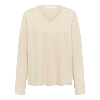 Inwear Maglione Scollo a V Tilda - - Knitwear - Donna - Beige - L