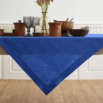 Solino Home Linen Table Throw - Fete, 52 x 52, 52 x 52 in Royal Blue at Nordstrom, Size Medium
