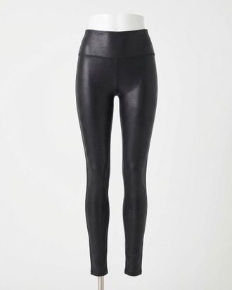 Spanx Faux Leather Leggings In Black