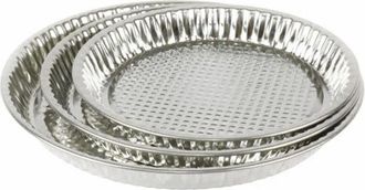 Trade Shop Trade Shop - Tris Tart Moldes Pasteles De Postre En Tin 24/28/32 Cm Bandejas 007910a