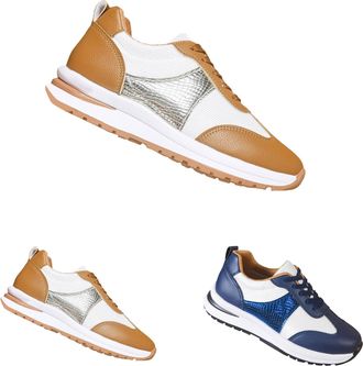 Generic Sports Shoes for Women Trainers Running Shoes Athletic Hiking Shoes Lace Up Soft Sole Lightweight Patchwork Fashion Fitness Jogging Walking Shoes Casu