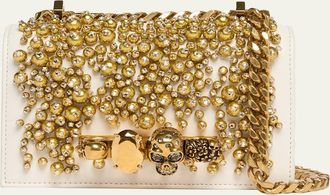 Alexander McQueen Mini Crystal Beaded Satchel Shoulder Bag