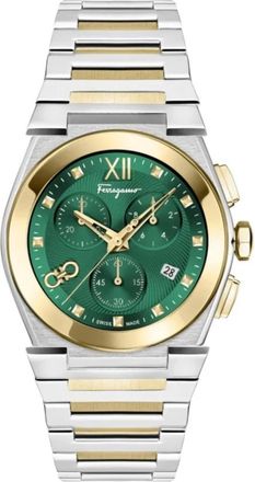 Ferragamo Vega Chrono - Heren - Accessoires - Groen - Maat: ONE Size