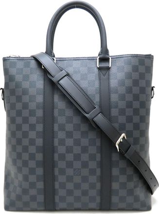 Louis Vuitton Black Damier Graphite Gray Damier Graphite Tote Bag (Pre-Owned)