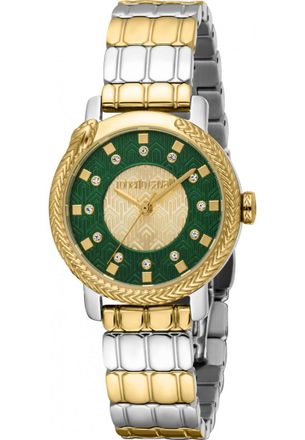 Roberto Cavalli Womens RC5L116M0085 Ladies Logomania Watch - Gold - One Size