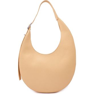 Behno Large Ina Crescent Shoulder Bag in Peach at Nordstrom